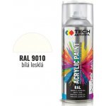 BARVY A LAKY HOSTIVAŘ vrchní barva ve spreji, Ral 9010 bílá lesk, 400 ml – Sleviste.cz