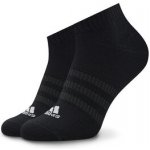 adidas Sada 3 párů nízkých ponožek Thin And Light IC1336 Černá