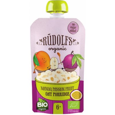 Rudolfs BIO kapsička mango mučenka s ovesnou kaší 110 g – Sleviste.cz