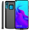 Pouzdro a kryt na mobilní telefon Huawei Pouzdro SES 3v1 Silikonové s externí baterií smart battery case power bank 3500 mAh Huawei P30 Lite - černé 9114