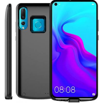 Pouzdro SES 3v1 Silikonové s externí baterií smart battery case power bank 3500 mAh Huawei P30 Lite - černé 9114