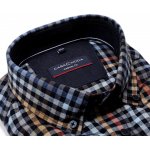 Casa Moda Casual fit luxusní flanelová košile extra prodloužený rukáv s barevným kárem – Zboží Dáma