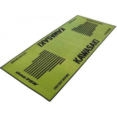 Koberec Kawasaki zelený pro motorku – Sleviste.cz