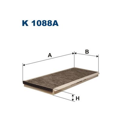 Filtr, vzduch v interiéru FILTRON K 1088A – Hledejceny.cz