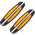 4Car Chrániče hran dveří carbon se žlutou odrazkou – Hledejceny.cz