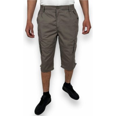 Baty pánske 3/4 plátěné kalhoty černé – Zboží Dáma