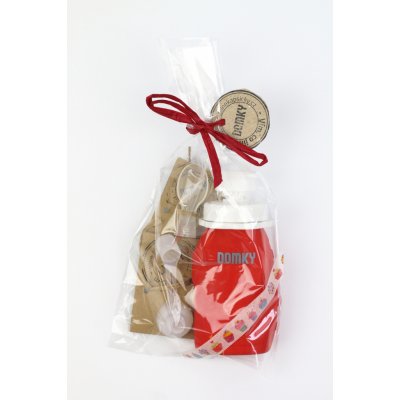 Domky dárkové balíčky a sady červená – Zboží Dáma