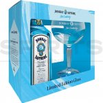 Bombay Sapphire Gin 40% 0,7 l (dárkové balení 1 sklenice) – Zboží Dáma