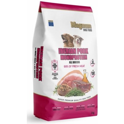 Magnum 3kg Iberian Pork & Monoprotein All Breed dog
