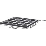 G.Gastro Pečící plotna pro vaflovač - tvar: bublina - D9782723 – Zboží Dáma