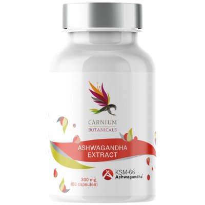 Carnium Botanicals Ashwagandha Extract KSM-66 60 kapslí – Hledejceny.cz