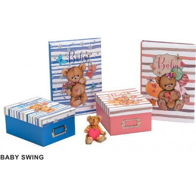 KPH album dětské BABY SWING, 10x15cm/300M, modré – Zboží Mobilmania