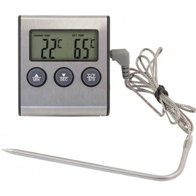 AG254A Elektronický teploměr se sondou 0-250 ° C – Zboží Mobilmania