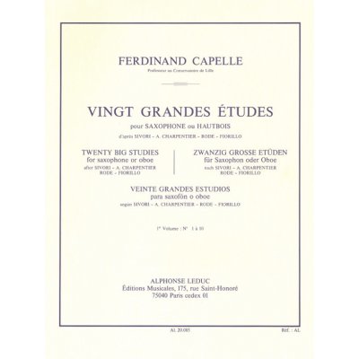 Alphonse Leduc Noty pro hoboj 20 Grandes Etudes Vol.1 – Hledejceny.cz