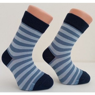 Babar New Dětské bambusové ponožky modrá/tmavě modrá