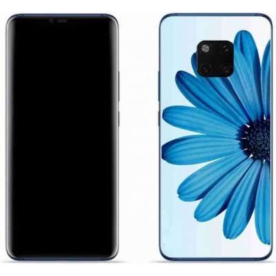 Pouzdro mmCase Gelové Huawei Mate 20 Pro - modré kopretina – Zboží Mobilmania