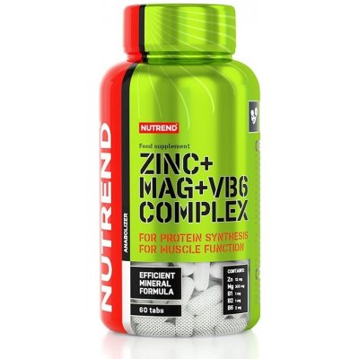 Nutrend Zinc+Mag+VB6 Complex 60 tablet – Hledejceny.cz