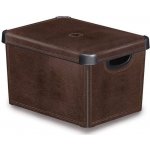 CURVER Box plastový 22 l se vzorem "Kůže" – Hledejceny.cz