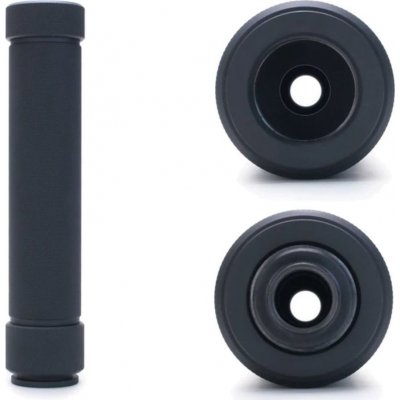 CNC hliníkový tlumič TGP-A 200x40 mm černý 24+ mm a 14- mm, Kizuna Works – Zboží Dáma