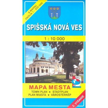 Spišská Nová Ves 1 : 10 000 Mapa mesta Town plan Stadtplan Plan miasta Várostérk