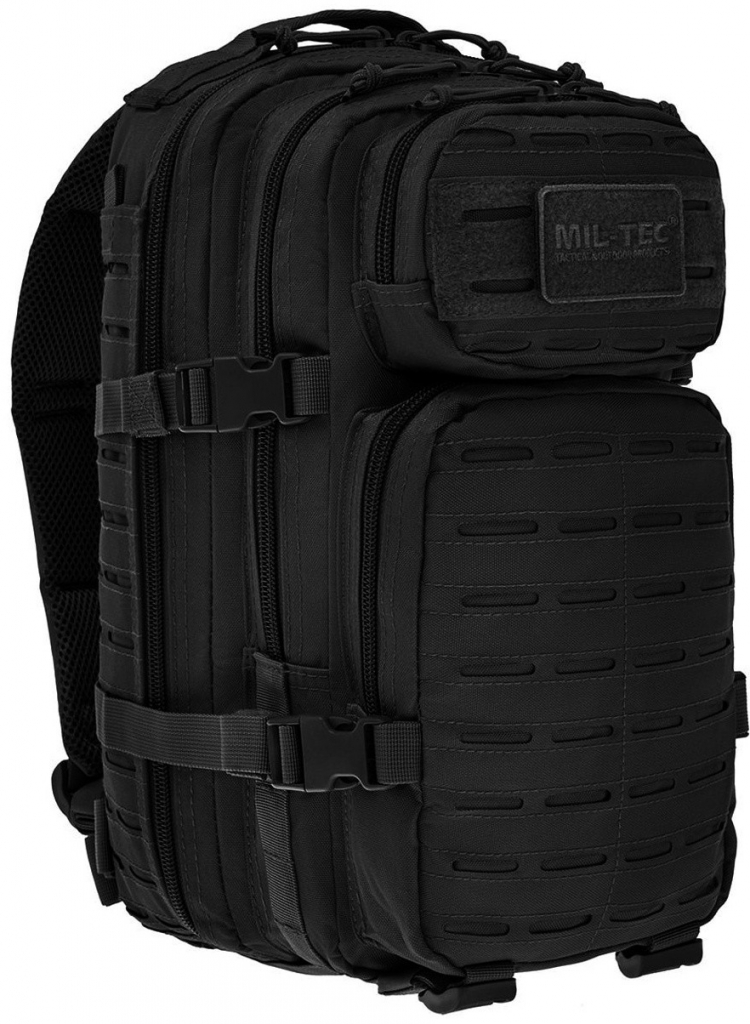 MILTEC US Assault Laser Cut malý černý 20 l