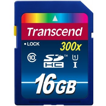 Transcend SDHC 16 GB UHS-I U1 TS16GSDU1