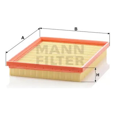 MANN FILTER Vzduchový filtr C 2569 – Hledejceny.cz