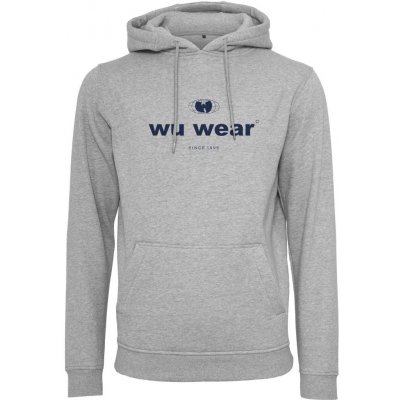 Mikina s kapucí Wu-Wear Since 1995 šedá