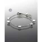 Prosperk Řetízek na nohu s drobnými srdíčky chirurgická ocel S4681 – Hledejceny.cz