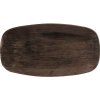 Talíř Churchill Stonecast Iron Black 29,8x15,3 cm