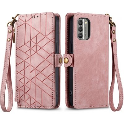 VSECHNONAMOBIL 66214 GEOM Peněženkové pouzdro pro Nokia XR 21 růžové – Hledejceny.cz