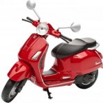 Welly Vespa 2017 GTS 125 cc red 1:18 – Hledejceny.cz
