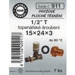 HARTMAN těsnění pryžové 1/2" 15*24*3mm, sada č. 911 – Zbozi.Blesk.cz