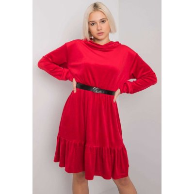 Fancy Denní šaty 162059 červená – Zboží Mobilmania