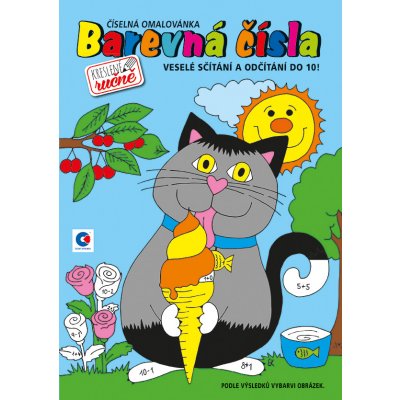 Baloušek Tisk Číselná omalovánka A4 Barevná čísla – Sleviste.cz