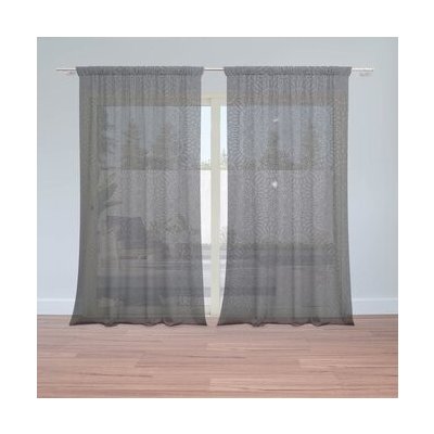 Sablio Záclony Mehendi: 2ks 150x250cm – Hledejceny.cz
