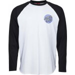 Santa Cruz triko Rob Dot 2 L/S Baseball Top Black White – Hledejceny.cz