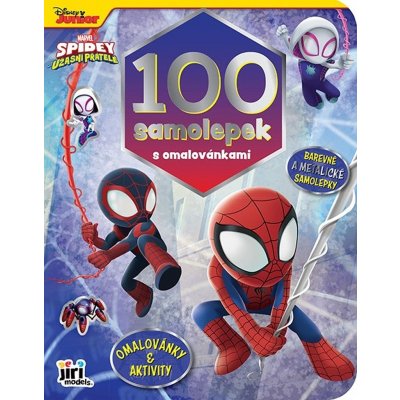 100 samolepek s omalovánkami Spidey – Zboží Mobilmania