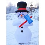 HI Vánoční dekorace Sněhulák 4 LED diody 180 cm – Hledejceny.cz