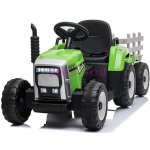 Mamido Elektrický traktor s vlečkou T2 zelený 12V7Ah EVA kola – Zboží Dáma