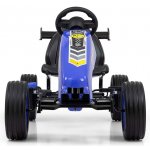 Go-kart Milly Mally Rocket šlapací motokára modrá – Sleviste.cz
