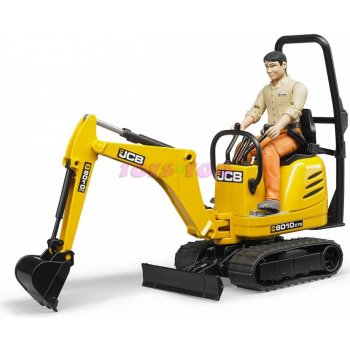 Bruder Mikrobagr JCB s figurkou