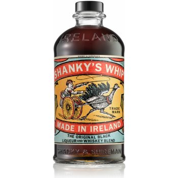 Shanky's Whip Black Irish Whiskey Liqueur 33% 0,7 l (holá láhev)
