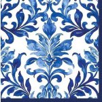 PAW Ubrousek 33x33cm Indigo Wave – Zboží Mobilmania