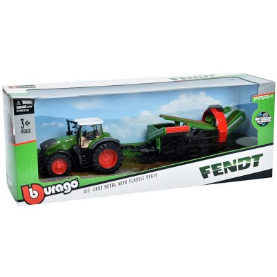 Bburago Fendt 1050 Vario Traktor s kultivátorem 1:50 – Zbozi.Blesk.cz