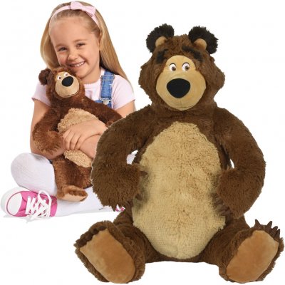 Simba Máša a medvěd Medvěd sedící 50 cm – Zboží Mobilmania