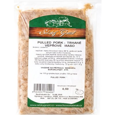 Selský grunt Trhané vepřové maso 500 g – Sleviste.cz