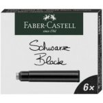 Faber-Castell 0025/1855070 Inkoustové bombičky krátké 6 ks černá – Zboží Živě