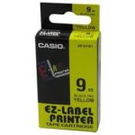 Páska do tiskárny štítků Casio XR-9YW1 9mm černý tisk/žlutý podklad – Hledejceny.cz