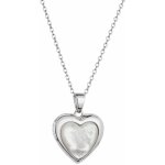 Pavona Stříbrný náhrdelník perleťové srdce 12075.1 – Zboží Dáma